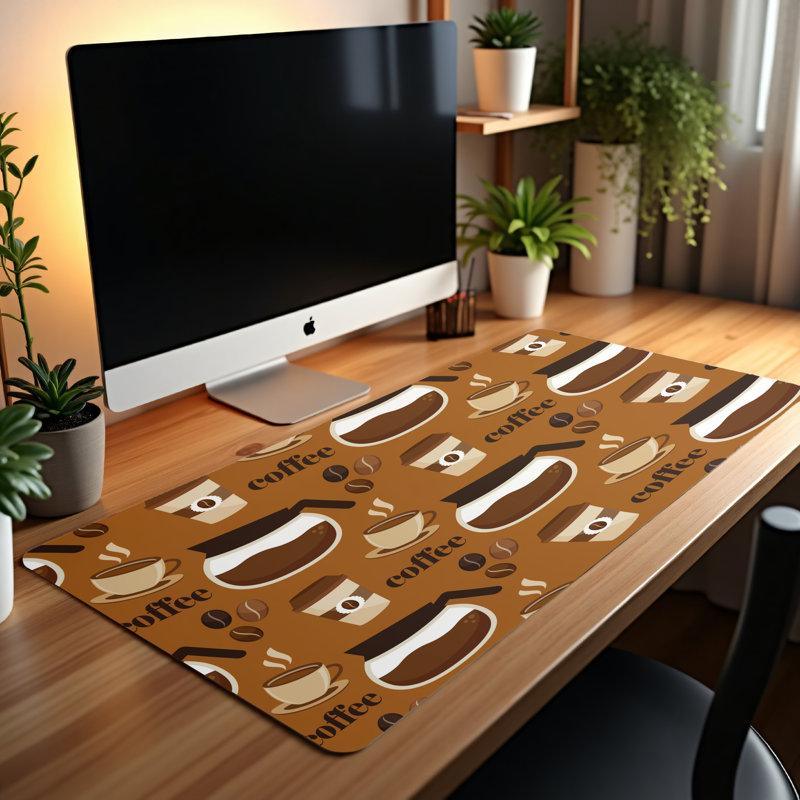 Polyester Desk Pad, 31.5x15.5