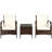 Bashaw 2 - Person Patio Conversation Set with Cushions-1646500443
