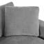 Méridienne surdimensionnée - gris, aspect classique, pieds en bois massif, structure, assemblage facile, confort 53,5 po x 70,9 po, salon classique, tissu, expérience imbattable