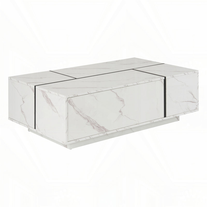 Rectangular Sliding Top Coffee Table