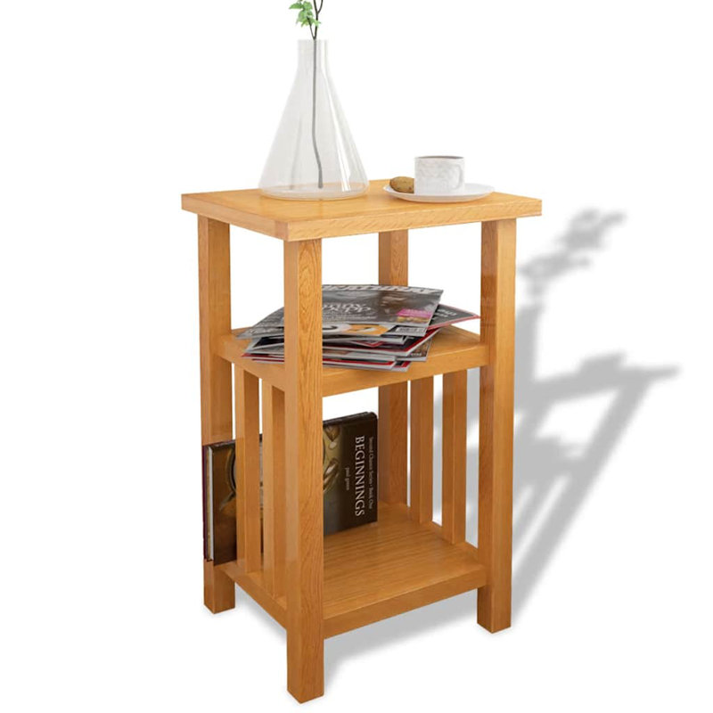 Renovo Glass End Table with Storage