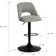 Bridgette Swivel Adjustable Height Bar Stool