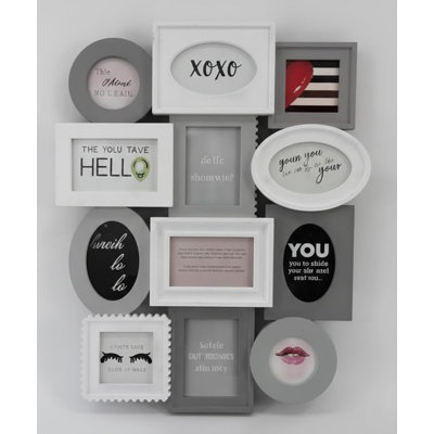 White And Grey Picture Frame