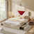 Beige/Red