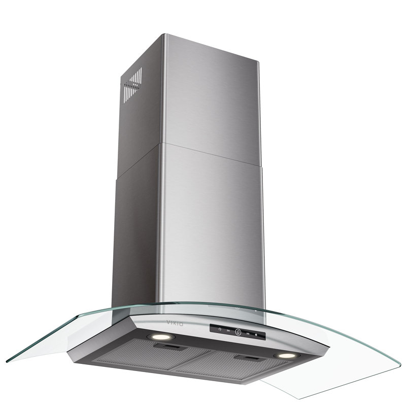 Hotte de cuisine murale VIKIO PRO 36 "à écran tactile 450 CFM en acier inoxydable, 35.2"
