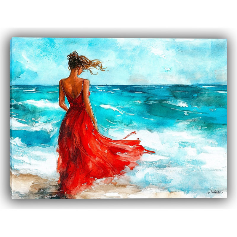 Windswept Beauty Ocean View Canvas
