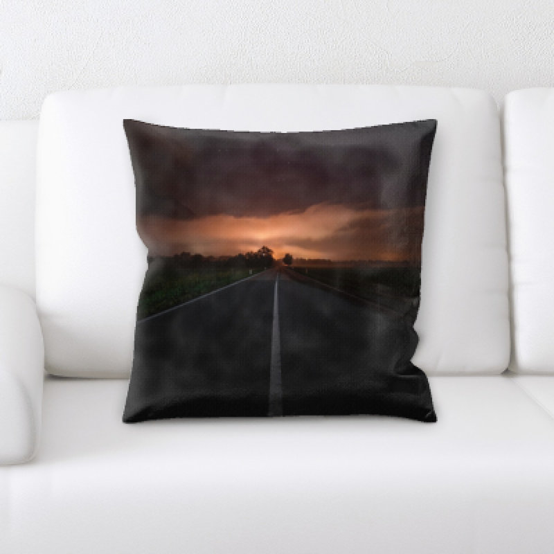 Microsuede Throw Pillow
