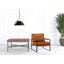 Fauteuil 27 po en similicuir et noir-255944645