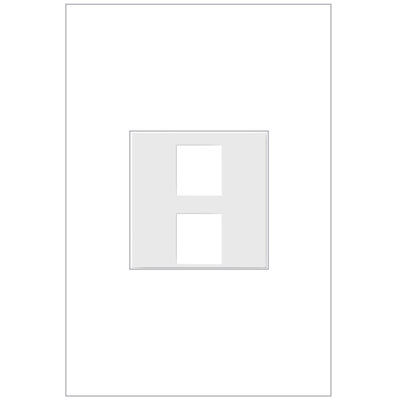 Adorne® 2 Port Keystone Connectivity Wall Plate Insert