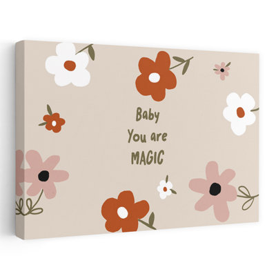 Minimagicno46 Modern Flower Wall Art Print
