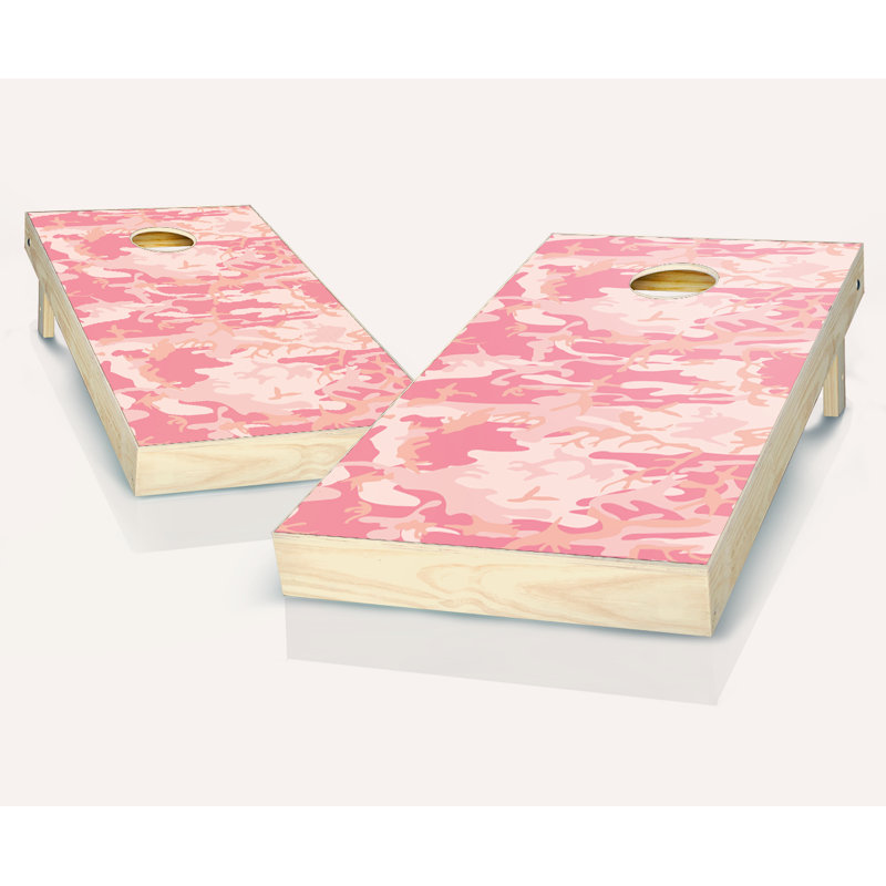 Ensemble de cornhole 2 'x 4' avec sacs, Bois