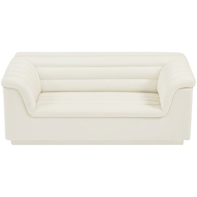 Causeuse en velours Hoskie