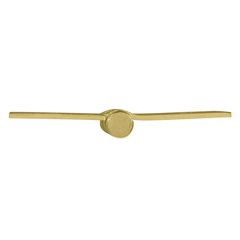 Satin Brass 3.5-inch Steel Door Hinges Set of 10