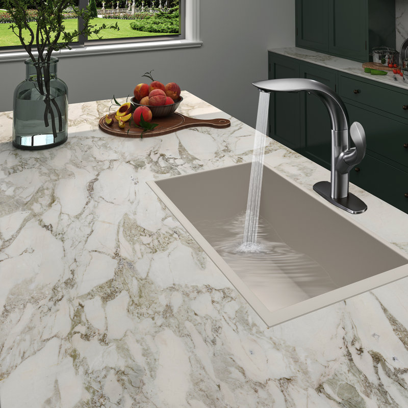Mondawe Kitchen Faucet, Gun Black
