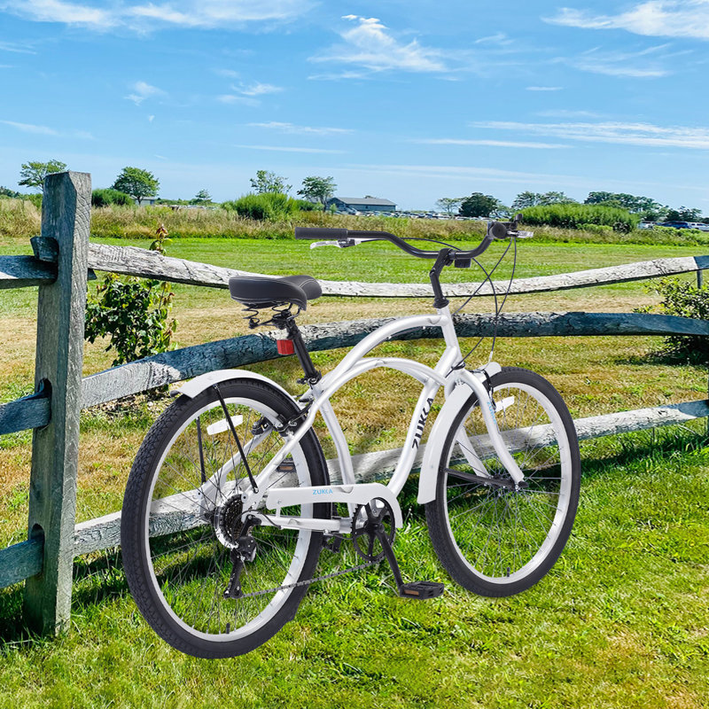 Vélo de plage pour homme, vélos à 7 vitesses, 26 po, couleurs multiples