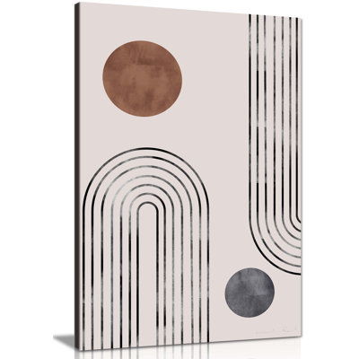 Nordic Grahphics - Wrapped Canvas Print