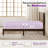 Bilal Mid Century Solid Wood Queen Bed Frame with Wood Slat Support, Walnut-645595763-645595761