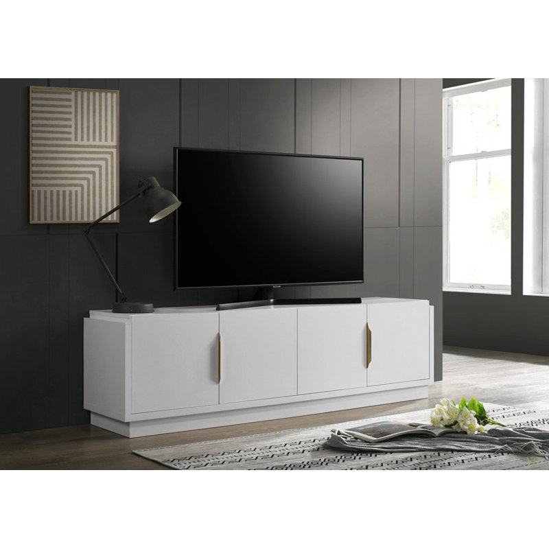 Palmer 70"W  4-Door TV Stand, Durable & Space-Saving Design, Elegant Decor For Living Room & Bedroom