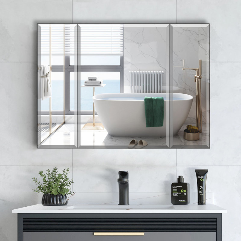 Armoire à pharmacie en aluminium avec tablettes réglables en verre
