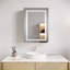Armoire de salle de bain avancée avec miroir DEL et fonctions multiples pour une utilisation optimale