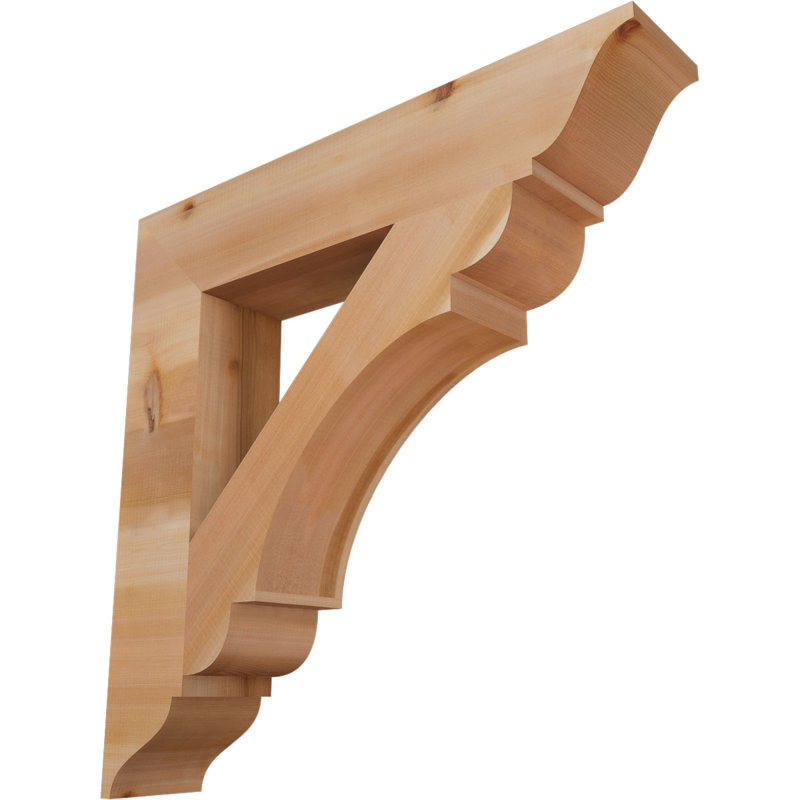 Support olympique traditionnel, H 32 po x l 5,5 po x P 32 po, Cèdre rouge de l'Ouest (lisse)
