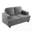 Causeuse confortable en velours moderne-1756801273