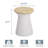 Round Concrete Outdoor Side Table