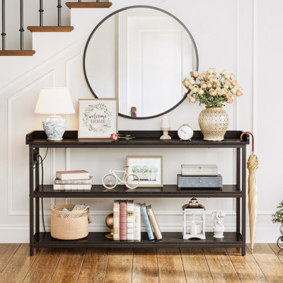 Console Table with Power Outlets