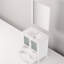 Blanc 30 po Meuble-lavabo large pour la salle de bain, profondeur 18,25 po, comptoir en céramique, miroir 28 po, fermeture en douceur, meuble de rangement, meuble-lavabo longue durée et surface de teinture, tiroirs, rangement, comptoir