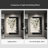 White, Black Rectangular Sandstone Wall art-117554213