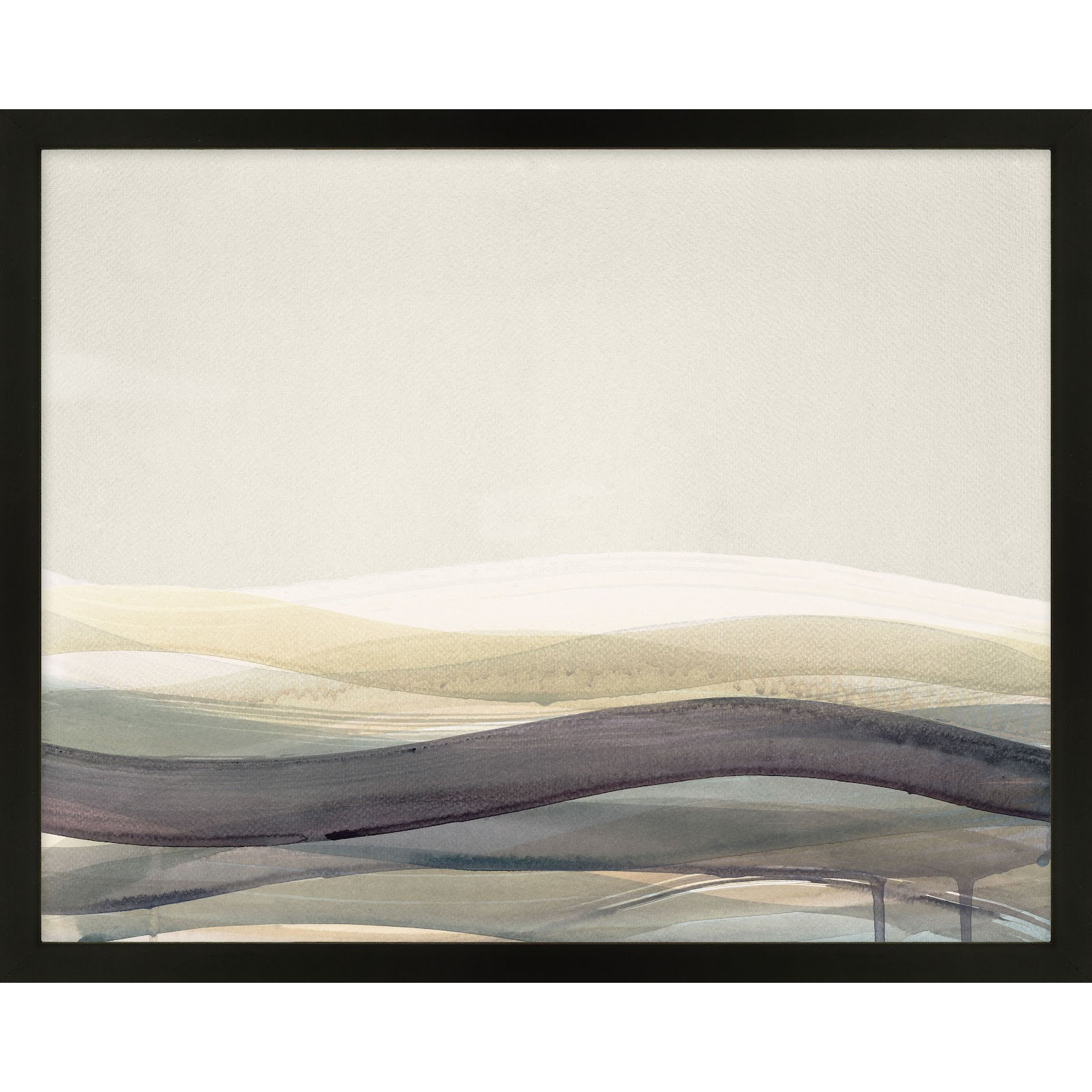 Preliminary II by Beth James, Black Framed, 38" W x 30" H