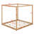 Canopy Platform Bed With Support Legs-1683328076