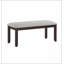 Banc de chenille foncé 1pc