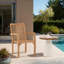  Fauteuil de patio en teck
