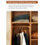 Armoire classique classique à double porte