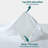 Waterproof Pillow Protectors with Hidden Zipper, Pack of 4 Pillow Covers, Soft and Breathable Premium Pillowcases-64059582-64059581
