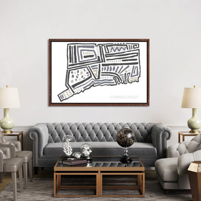 Connecticut by Statement Goods - Floater Frame Gallery-Wrapped Canvas Giclée on Canvas
