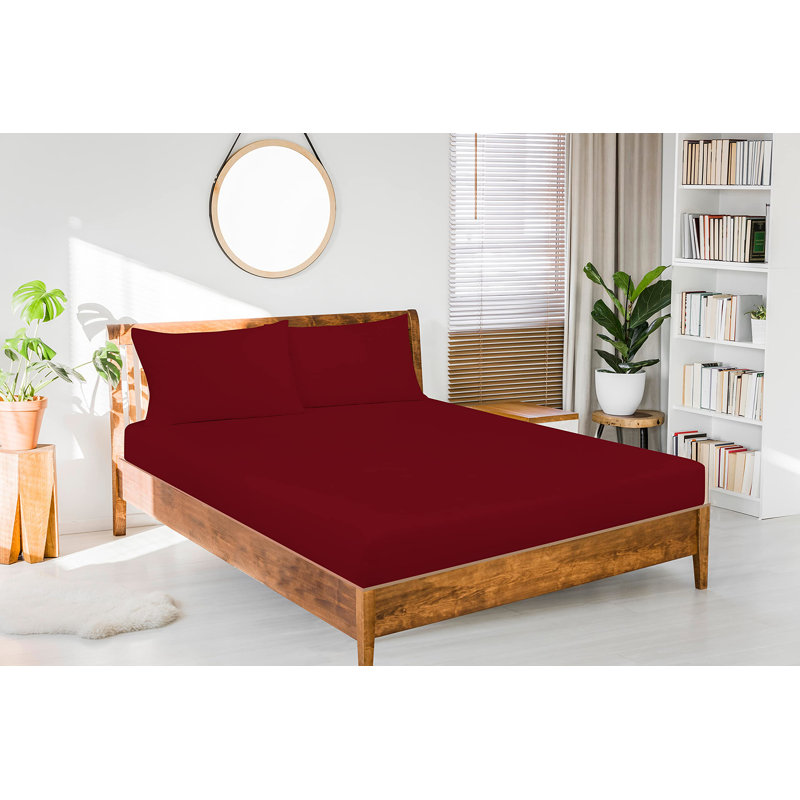 Royale Linens | Ultra Soft Brushed Microfiber | Hotel Luxury Bottom Sheets | Wrinkle Free & Fade Resistant | Deep Pocket Only