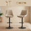 Adjustable Height Counter Stool with Metal Frame-452760552