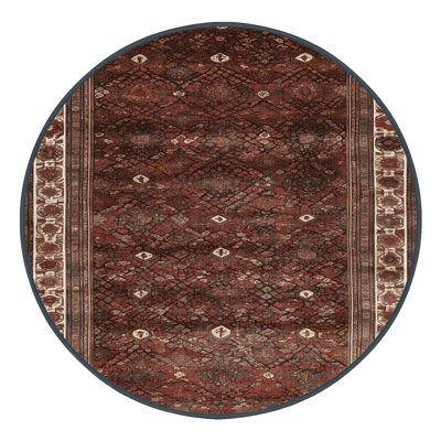 Tapis persan noir lavable à la machine
