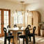 Royelle 35" W 5-Light Dimmable Sputnik Chandelier with Glass Shades-2039394067