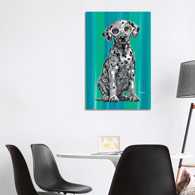 BW Dalmatian by P.D. Moreno - No Frame Gallery-Wrapped Canvas Giclée on Canvas