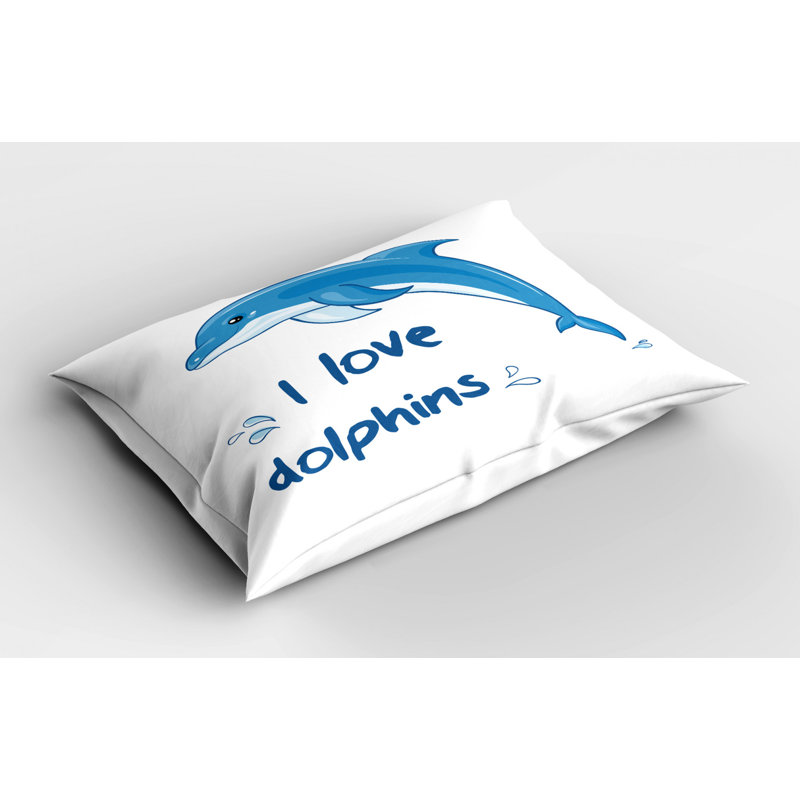 Dolphin Polyester Sham Set, Twin