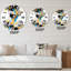 Minimal Formes fluides dans le style Bauhaus Memphis - horloge murale moderne-60329157