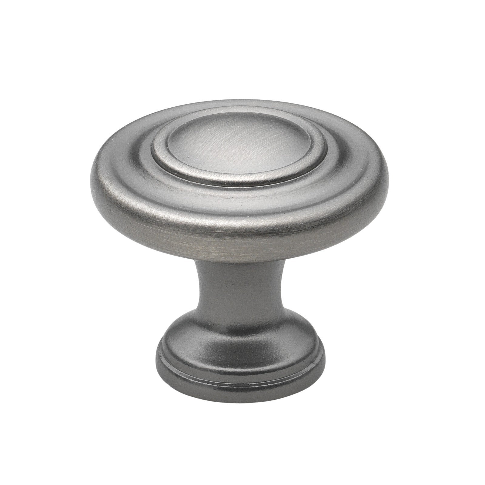 Mushroom Knob Multipack, Satin Pewter