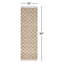 Tali Checkered Handmade Flatweave Area Rug in Brown/Beige-796729427