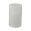 8" White Flameless LED Lighted Flickering Wax Christmas Pillar Candle