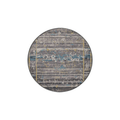Machine Washable Gray Area Rug