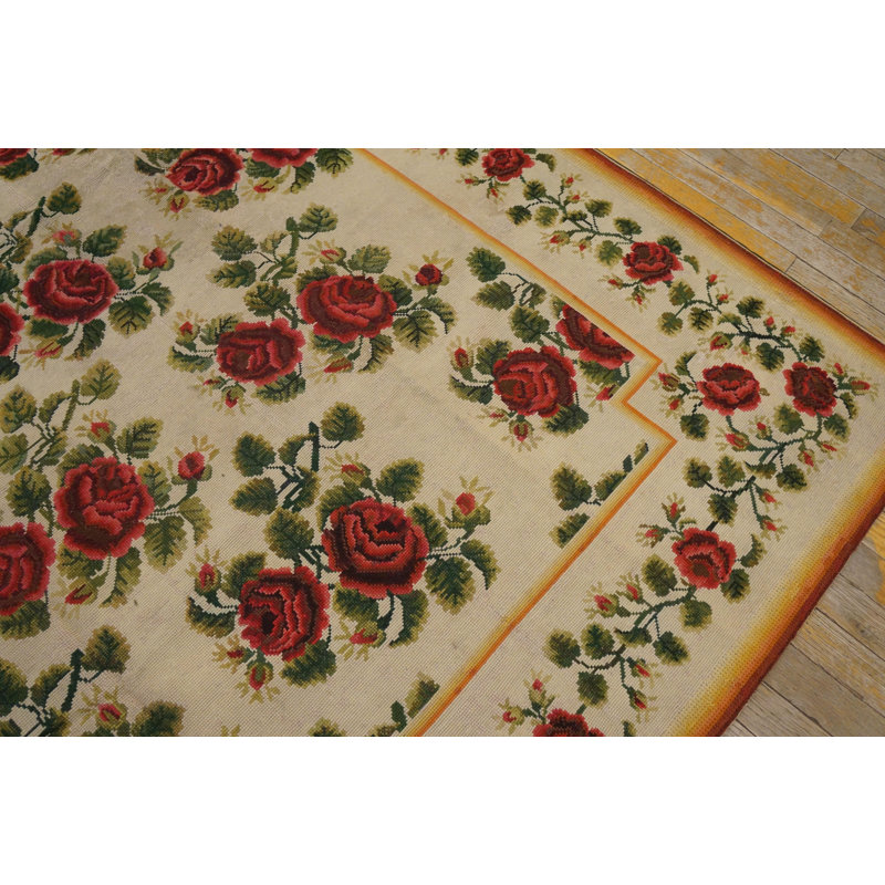 Tapis ivoire rouge 1890 1890
