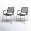 Fauteuil de patio empilable Vashon-1482040405